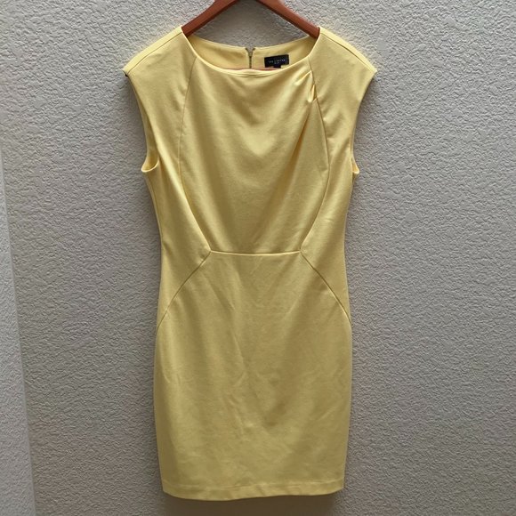 The Limited Dresses & Skirts - The Limited Simple Yellow Form Fitting Dress